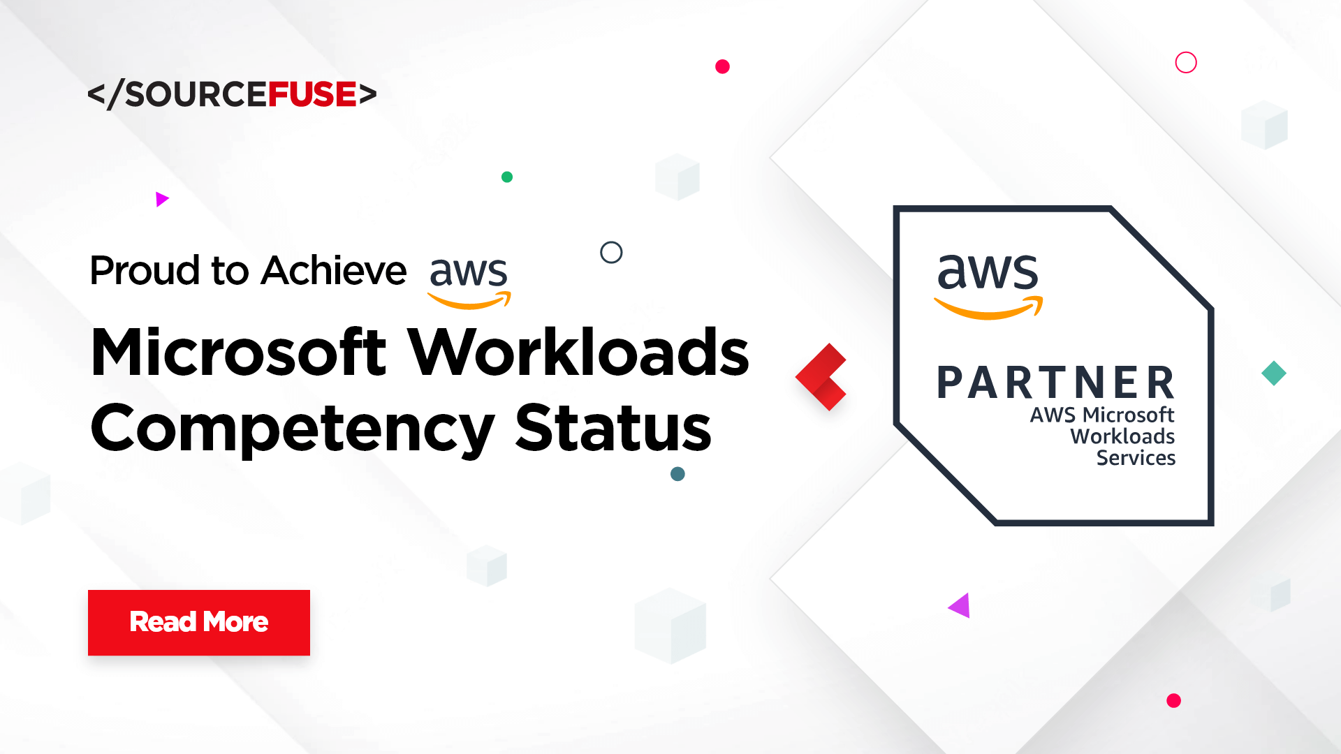 SourceFuseがAWS Microsoftワークロードコンピテンシーステータスを取得